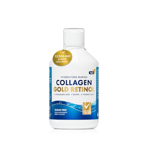 Swedish Nutra Gold Retinol Marine Collagen 12 500 mg Liquid 500 ml 20 Day