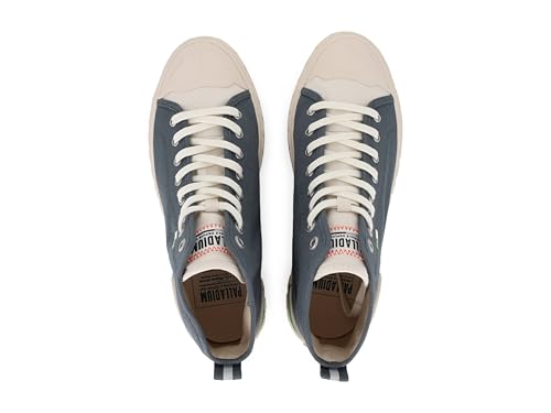 Image of Palladium Unisex Palla Ace Mid Organic Canvas Lace Up Sneaker