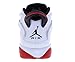 Nike Jordan Men's 6 Rings Basketball Shoes 322992-012 White/University Red 11