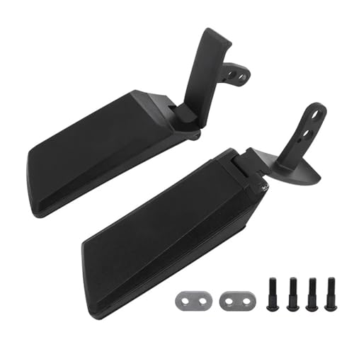 Reposabrazos traseros ajustables para motocicleta Honda GL1800 Tour negro
