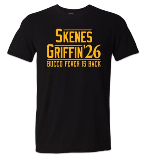 Paul Skenes Konnor Griffin 2026 Shirt Lets Go Bucs XL Black