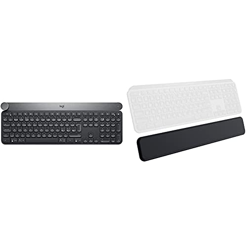 Craft Tastiera Illuminata Con Manopola Controllo Creativo éé2.4 Ghz & Mx Palmrest Per Mx Keys wireless grigio