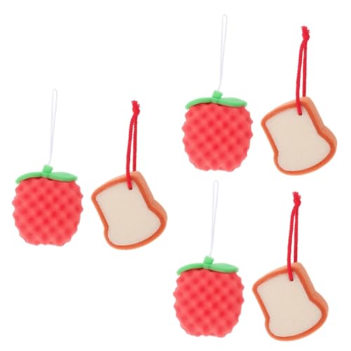 Éponge de bain bébé souple et absorbante lavable lot 3x2