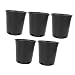 FUNOMOCYA 5 Pcs Plastic Seedling Pots Large Indoor Plant Pot Large Plastic Planters Plastic Plants Nursery Pot Plastic Seedling Flower Pots Thicken Bucket Pot Cactus Plastic Basin Container