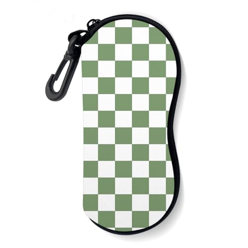 Image of Sunglasses Soft Case, Ultra Light Portable Neoprene Zipper Glasses Case for Men Women