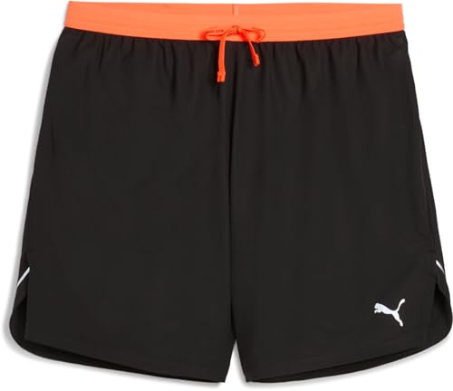 PUMA Mens Ultraweave 5 Inch Shorts Casual Bottoms Casual Moisture Wicking - Black