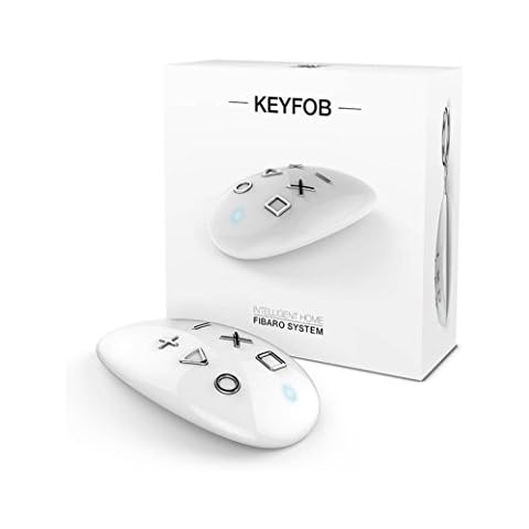 FIBARO KeyFob, Remote, Z-Wave Scene Controller, White, FGKF-601, Doesn't Work with HomeKit Cover