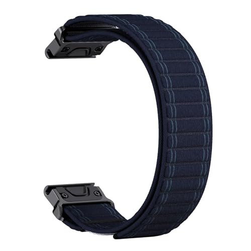 [KPQWEDB] QuickFit 22 26mm VfUC iC yʃXgbv Fenix E 8 7X 7 6 6X/Epix Pro Gen 2 51/47mm TactixXgbvɑΉ(Blue White,Fit 22mm)