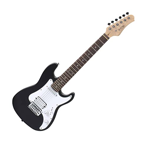 Rocktile Sphere Junior Guitare Eléctrique 3/4 Noir - Les Beatles, Paul McCartney, John Lennon, RIngo Starr, George Harrison Rocktile Sphere Junior Guitare Eléctrique 3/4 Noir