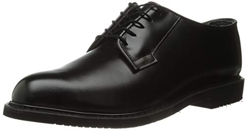 Bates Men's Leather Oxford Shoes Black 16 D(M) US