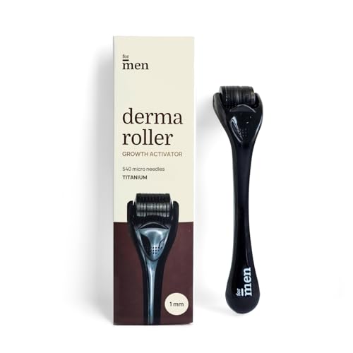 Image of ForMen Derma Roller for Hair & Beard Growth 1mm | 540 Titanium Needles for Hair Regrowth | For Hair Fall & Hair Thickening, Repair Damages and Activates Hair Follicles.