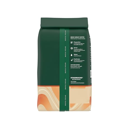 Starbucks Ground Coffee, Flavored Hot or Iced Coffee, Maple Pecan, 17 oz ​