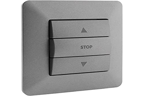 Artezo Interrupteur commande volets roulants Titanium