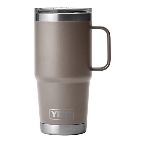 Image of YETI Rambler 20 oz Travel Mug, Stainless Steel, Vacuum Insulated with Stronghold Lid
