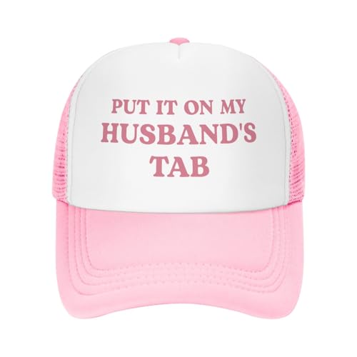 Image of Funny Trucker Hats for Women Hot Pink Funny Gag Baseball Cap for Girls Women Men Hat