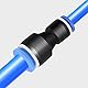 ERGAOBOY 10 Stk 8 mm Außendurchmesser x 6 mm Außendurchmesser Push to Connect Gerade Reduzierstk zum Anschließen von Fittings, pneumatisches Verbindungsrohr Reduzierstk