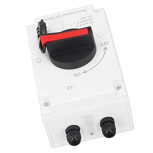 Interruptor solar 1200V 32A resistente al agua con aislamiento de policarbonato 3