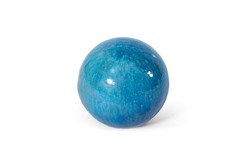 Dekokugeln Gartenkugeln aus Keramik tolle Set-Angebote - absolut frostfest und witterungsbeständig (Jade Grün, Kugel 28cm)
