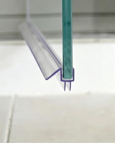 Oxelio 36 Shower Door Bottom Seal Strip for 1/4 (6mm) Glass Ultra Clear Polycarbonate Shower Door Sweep One Pack