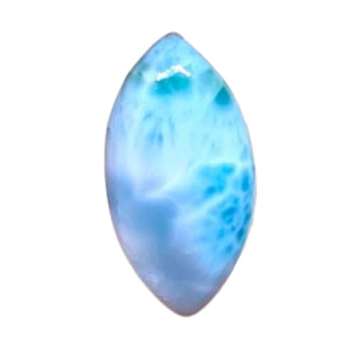 Larimar pierre naturelle marquise pour fabriquer un pendentif fait main unique au style bohème