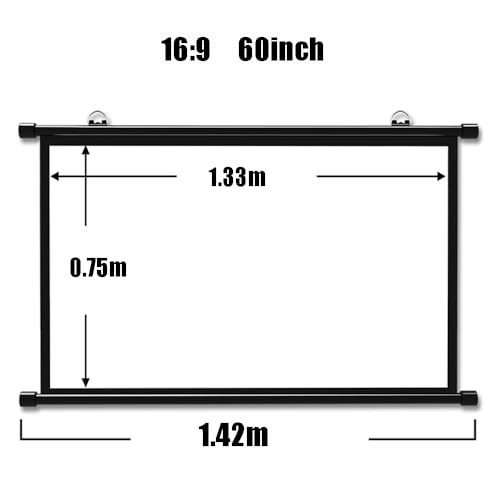 Pantalla de proyector manual 60" 16:9 miniatura 7