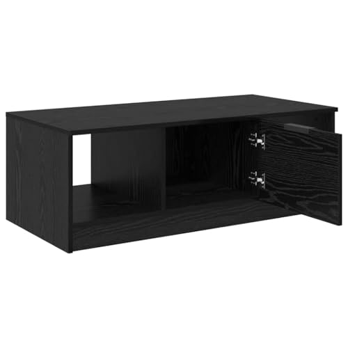 Table basse rectangulaire moderne avec tiroir de rangement intégré pour salon