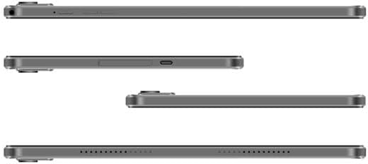 sebelah views of the TECH PAD R10 Tablet, showing various ports and buttons.