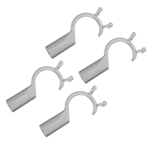 LOLIPPYY 4 pezzi Teste Forchetta per Bastone Appendiabiti in Resistente Accessori Sostitutivi per Supporto Asciugatura Abiti Compatibili per Uso Domestico Quotidiano