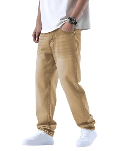 Image of Ben Martin Men Jeans || Baggy Fit Jean's for Man || Loose Fit High Rise Denim || Stretchable Casual Wear Jean,s || Dance Rap Rapping Style Pant for Men || Denim Cotton Jeans (2)