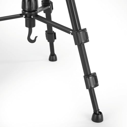 Hama Stativ Kamera Action 153 3D (Leichtes Fotostativ inkl. Handy-Halterung, Tripod mit 60-153cm H&ouml;he, Dreibeinstativ mit 3-Wege-Kopf, Spiegelreflexkamera Stativ passend f&uuml;r Videokamera) schwarz