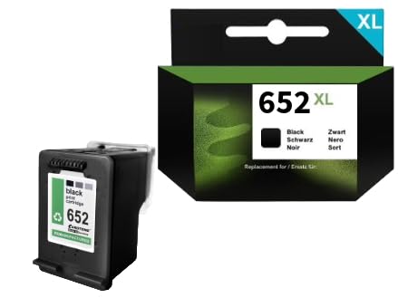 Cartouche d'encre noire Eurotone compatible HP 652 DeskJet 5275