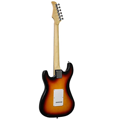 3rd Avenue XF 4/4 formaat elektrische gitaar, ultieme kit met 10W versterker, kabel, statief, gigbag, gitaarband, reservesnaren, plectrums, capo - sunburst - Image 6