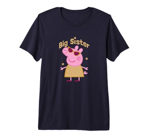 T-shirt Peppa Pig Big Sister Peppa premium : cadeau de naissance idéal