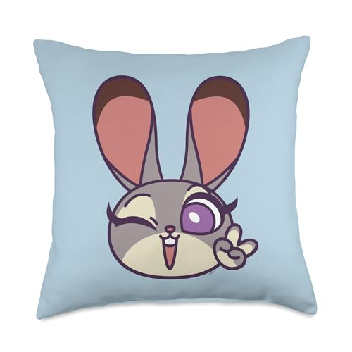 Disney Zootopia Judy Hopps Cute Kawaii Big Face Costume Throw Pillow