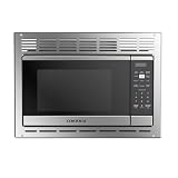 CONTOURE Built-In RV Microwave Oven, 1.0 Cu. Ft., 900W, Express Cook, Auto Menus, Stainless Steel Finish, Compact Microwave for RV & Small Kitchens