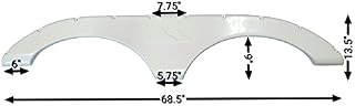 2008-2012 Keystone Cougar/Laredo Fender Skirt (White)