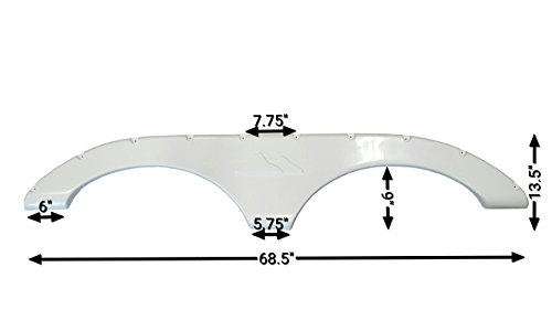 2008-2012 Keystone Cougar/Laredo Fender Skirt (White)