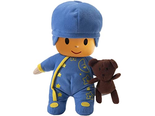 BANDAI - Pocoyo - Peluche Pocoyo Doces sonhos PB77350 multicolorido explora o sonho com peluches doces sonhos pocoyo para noites mágicas, braços e tranquilidade