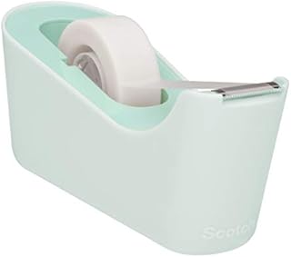 Scotch Tape Dispenser C18, Black + Scotch Magic Invisible Tape, 19 mm x 33 m, 1 Roll/Pack