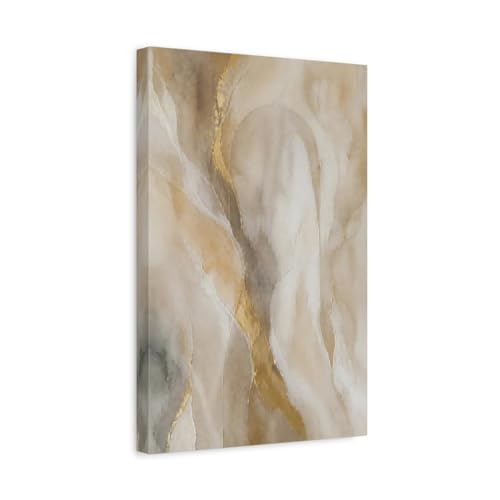 Toile abstraite texture or, affiche murale en relief visuel neutre de 30x45 cm