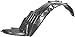 Evan Fischer Fender Liner Front, Driver Side Compatible with 2002-2006 Nissan Altima Plastic Material - NI1250113