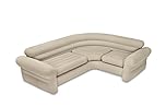 Intex Inflatable Corner Living Room Neutral Sectional Sofa