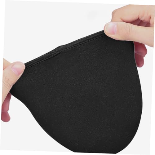 Cubiertas para zapatos de ciclismo VICASKY, 1 par, resistentes al viento y cálidas, para bicicletas de montaña y carretera, protectores duraderos, ajuste elástico, color negro miniatura 3