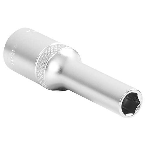 OEMTOOLS 22321 7mm Deep Socket, For 3/8 Inch Drive Ratchets and Tight Access Jobs, 6 Point Thin-Wall Design, Posi-Grip No-Slip Fit, Heat-Treated Alloy Steel, Hard Chrome Finish