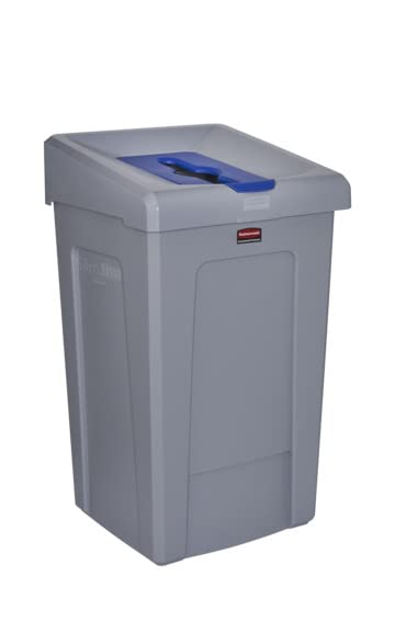 Miniatura 3 de Rubbermaid Productos comerciales Slim Jim - Estación de reciclaje mixta de 1 corriente, latakitestación, 33 GAL, para cocinasaulasoficinasparte