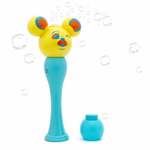 Image of Aditi Toys Cat Face Bubble Machine Toy for Kids, Automatic Bubble Blower with Light, Bubble Blast Includes 100ml Bubble Solution, Outdoor & Indoor Play for Boys Girls, Above 3+ Age (Blue)