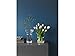 Kosta Boda Limelight Crystal Rose Vase,Silver