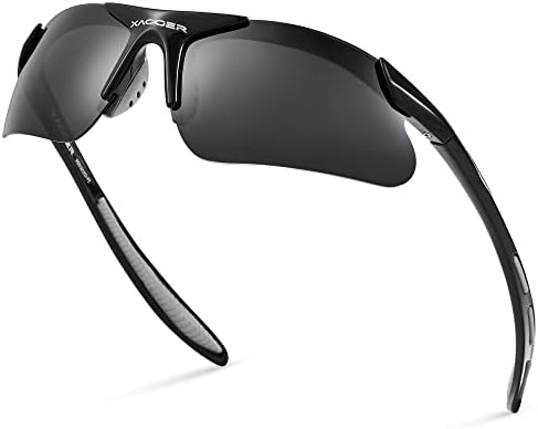 Xagger Youth Polarized Sports Sunglasses for Boys Girls Age 8-14 Kids Teens Lightweight Baseball Softball Cycling Running Glasses