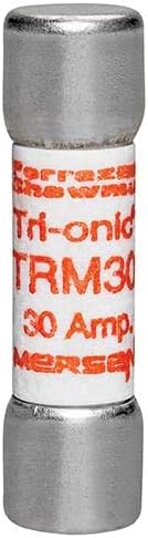 Mersen Ferraz Shamwut TRM30, 30Amp 250V Cartridge Fuse, Color