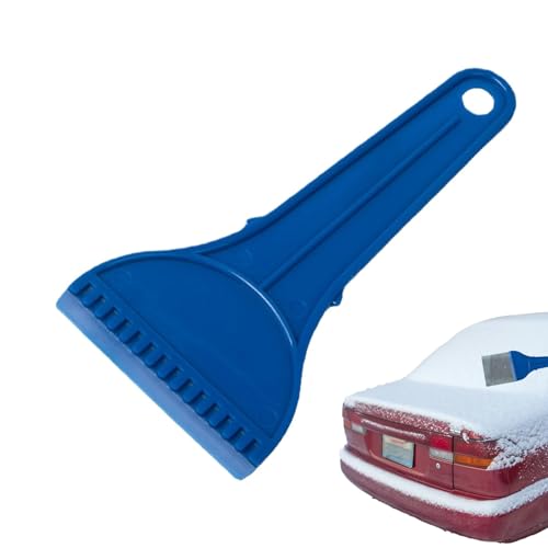 Rascador de hielo para coche, herramienta portátil multifuncional para parabrisas, rascador de hielo reutilizable, ideal para eliminar heladas en coches y camiones, práctico